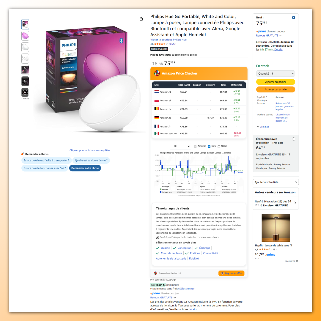 Amazon Price Checker Screenshot
