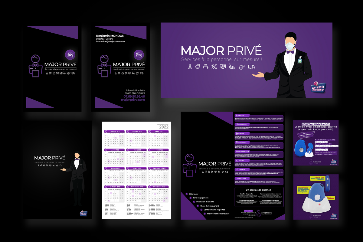 Identité visuelle MajorPrivé Business