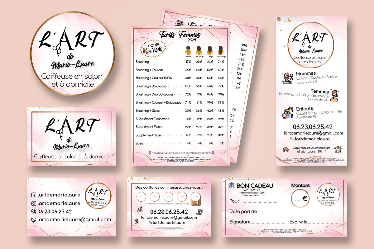 L'Art de Marie-Laure - Coiffeuse en salon et à domicile